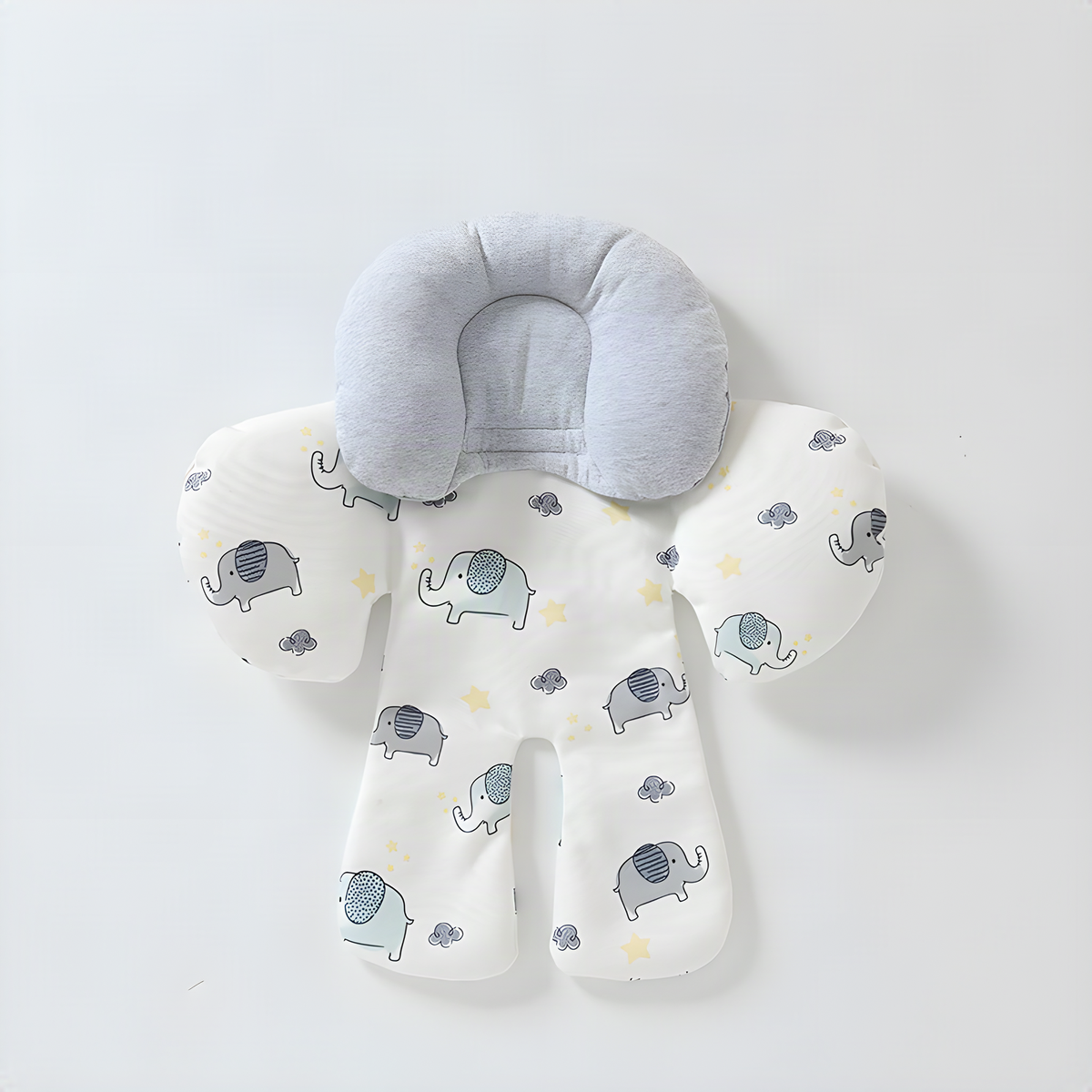Padded Stroller Seat Liner in Rainbow or Elephant Print Options