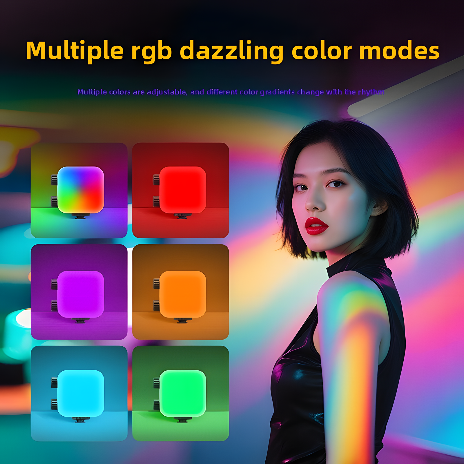 Clip-On Video Fill Light – LED Ring Light for Phone & Camera