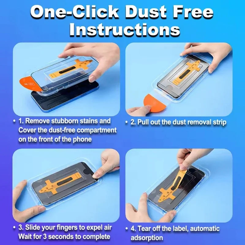 5-Pack: Ultra-Clear Oleophobic Glass Screen Protector - TradixPro