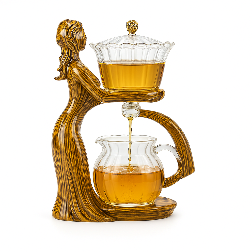 Elegant Semi-Automatic Teapot Brewer (Precision Infusion in Seconds)