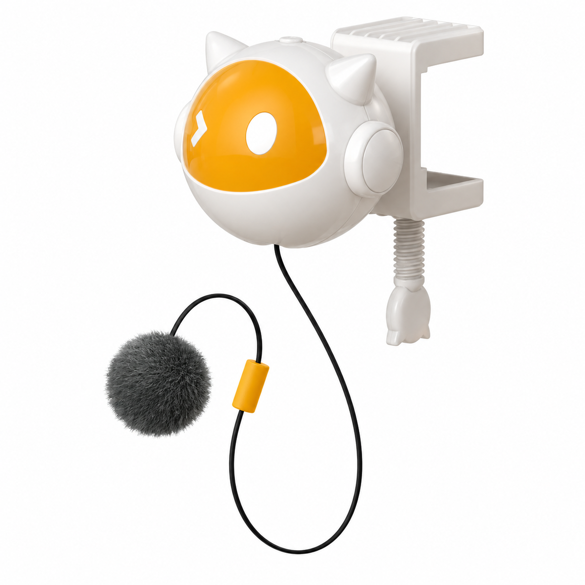 Clamp-On Hanging Ball Cat Toy for Cat Trees and Shelves