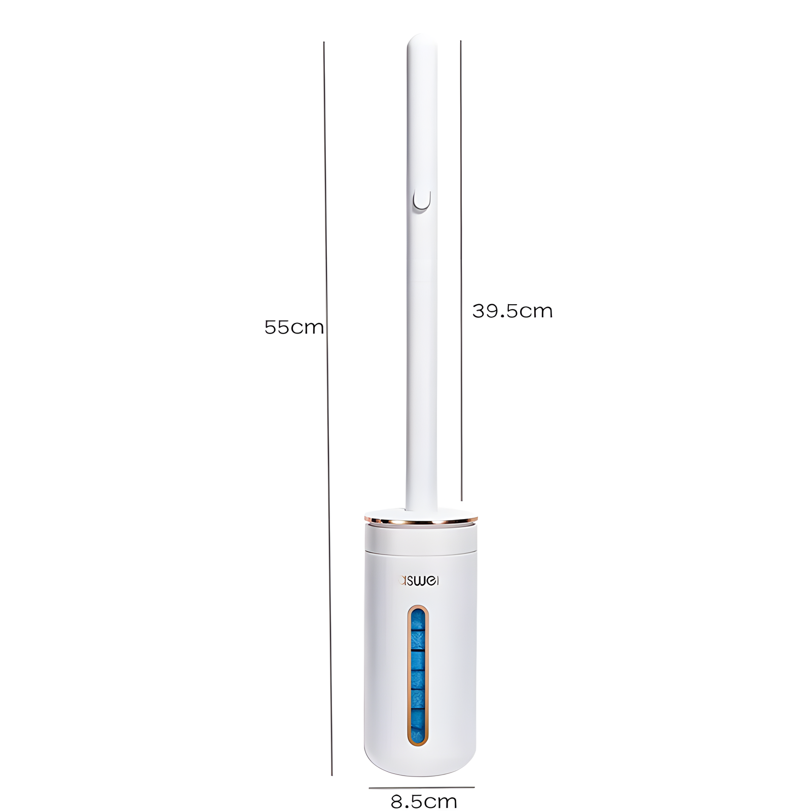Wall Mounted Disposable Toilet Brush Set with Refills