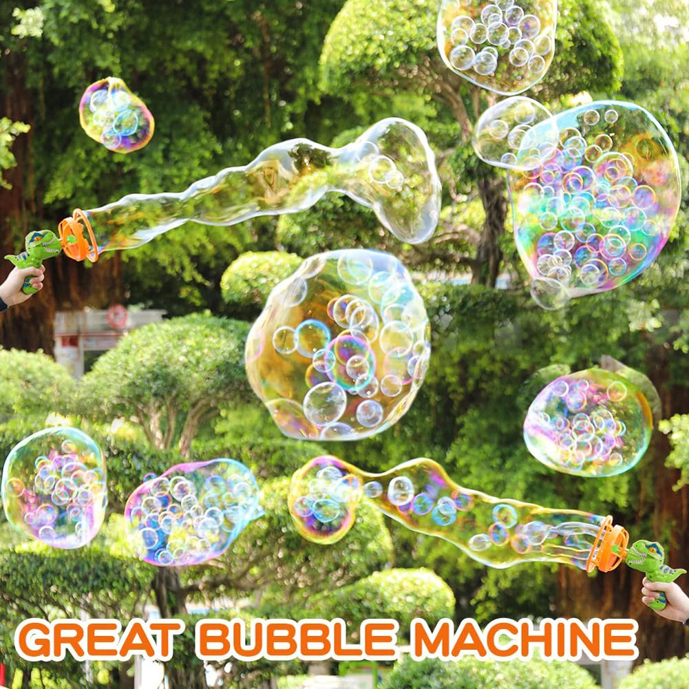 Automatic Dinosaur Bubble Gun (High-Output & Safe Outdoor Fun for Kids)
