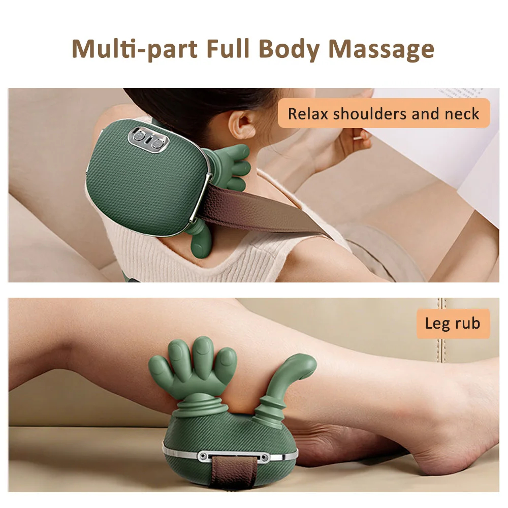 Bionic Hand Neck & Shoulder Massager with Heat 3 Speeds