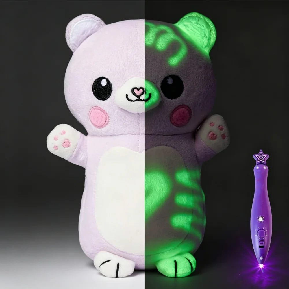 Glow Drawing Plush Toy with Light Pen for Kids 15–18cm