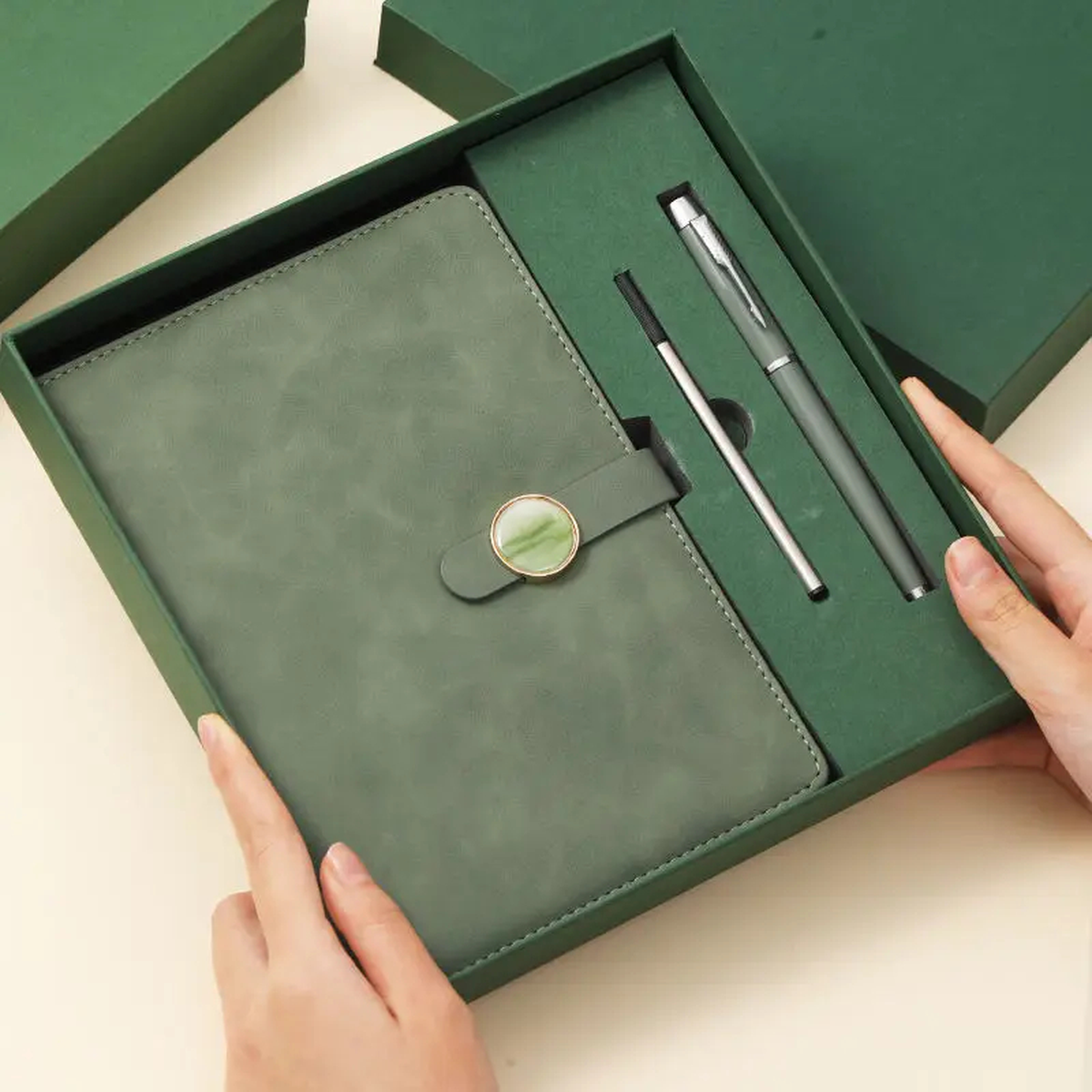 A5 Notebook Gift Set with Matching Pen and Presentation Box