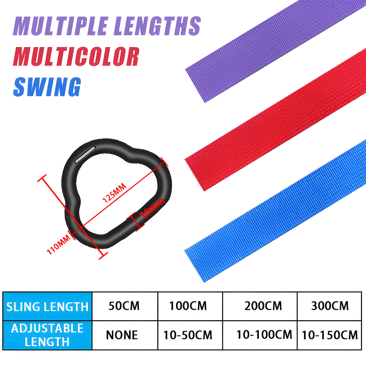 Adjustable Pull-Up Rings for Kids, Wrapped Triangle Grips