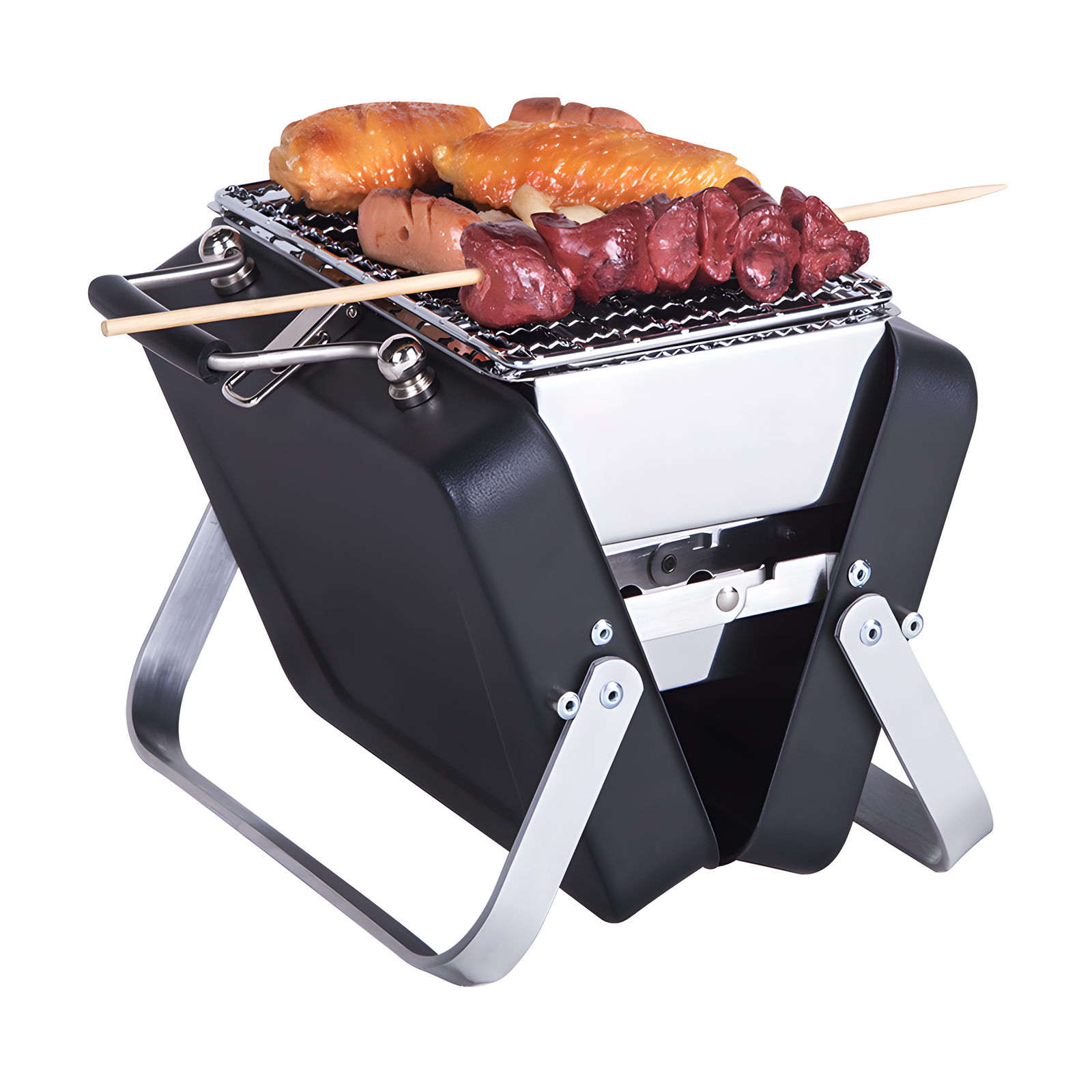 2-in-1 Bag Converts to BBQ Grill – Portable Outdoor Charcoal