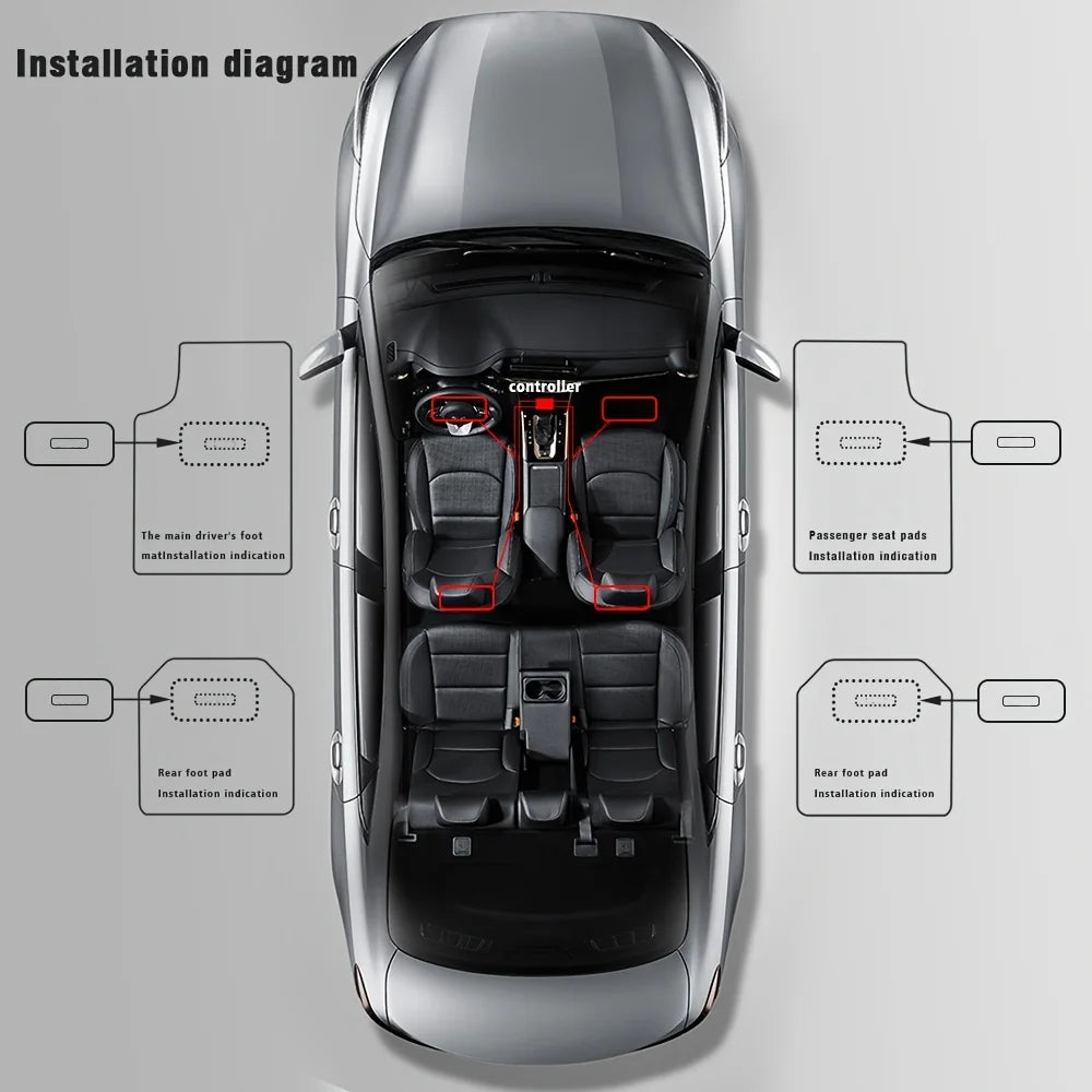 Personalized Car Floor Mat Light - Custom LED Door Welcome Projector Logo