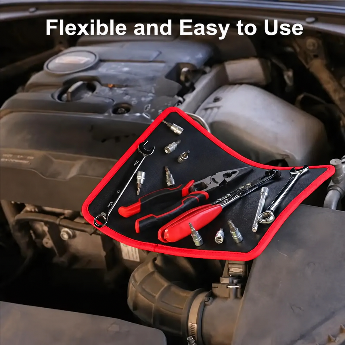 Flexible Magnetic Tool Mat for Screws, Nuts and Small Parts