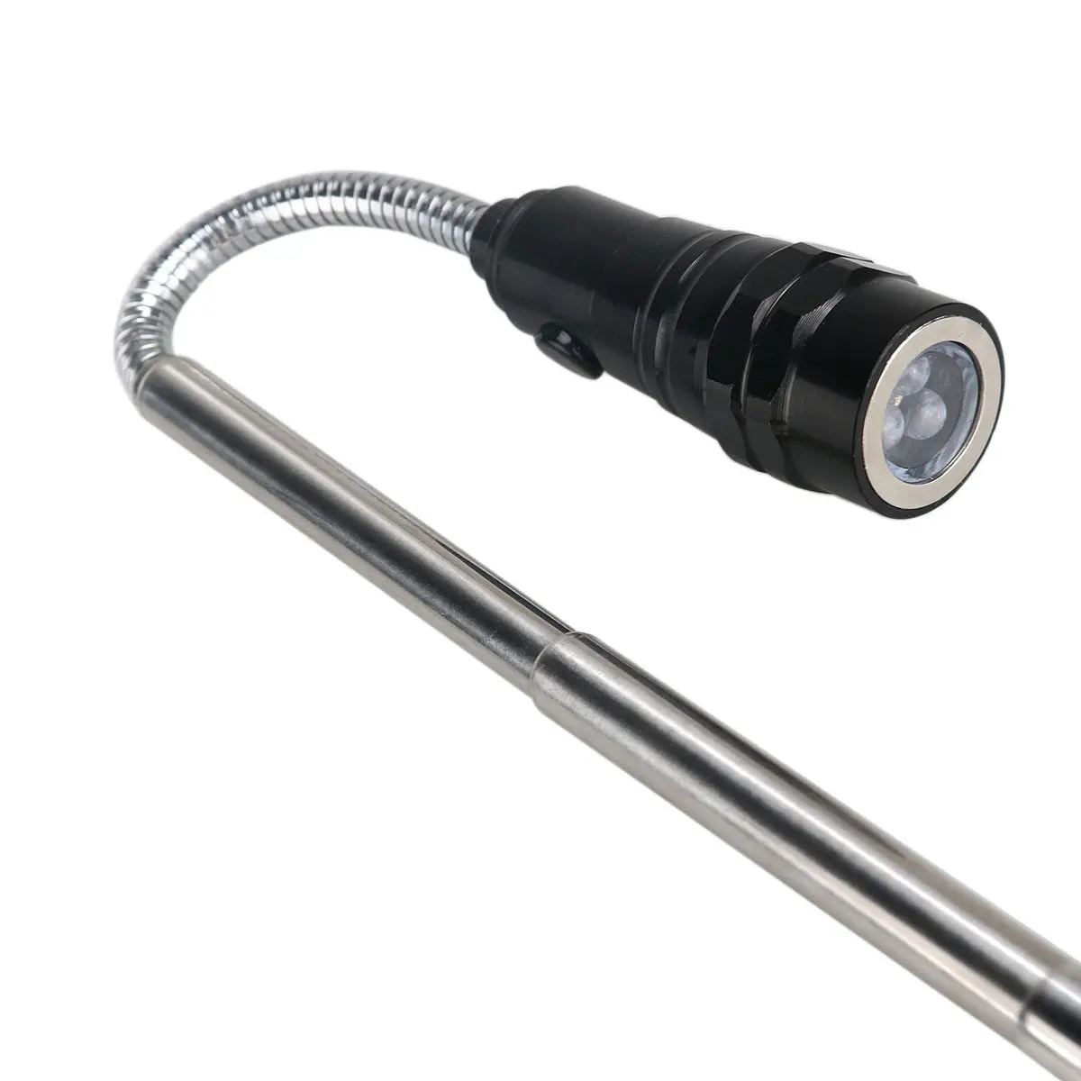 Telescopic Magnetic LED Work Light with Flexible Neck and Clip