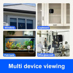 1080P WiFi Window Security Camera - Full Color Night Vision & Two-Way Audio
