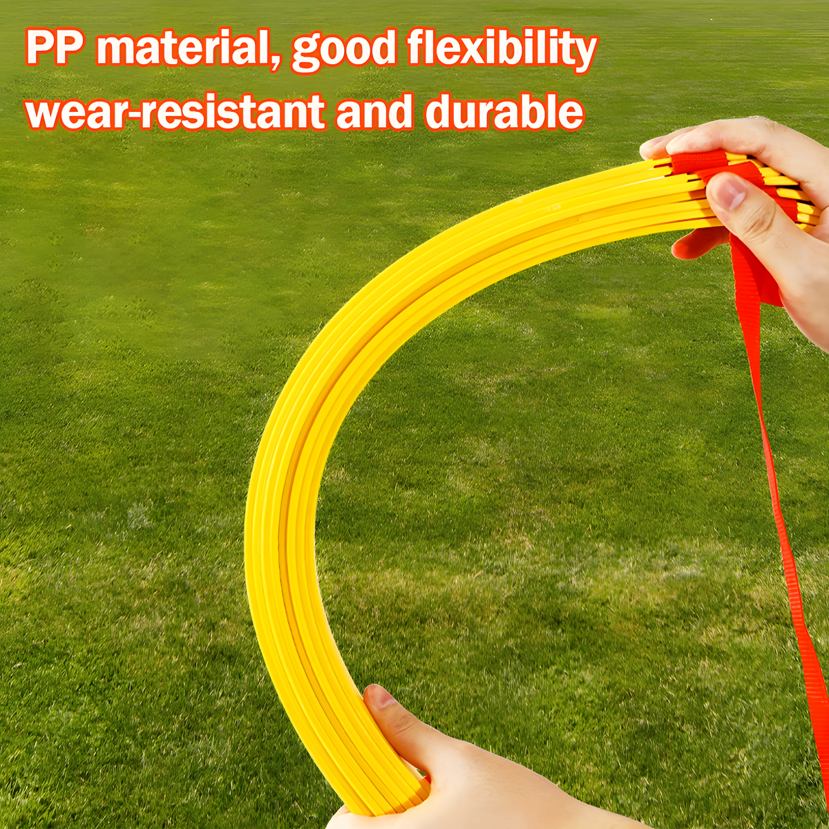 Portable Agility Training Ladder for Soccer and Footwork Drills