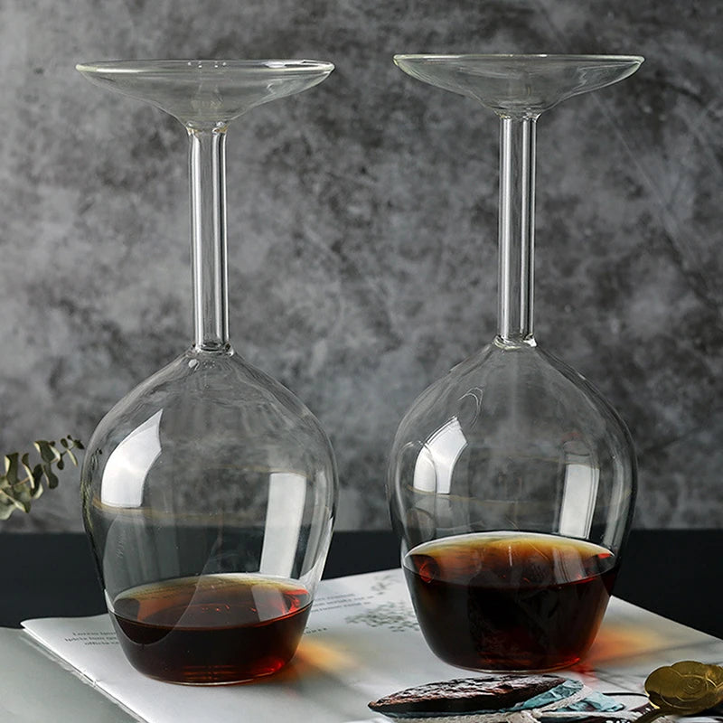 VertigoGlass Inverted Glass – Unique Optical Illusion Drinkware