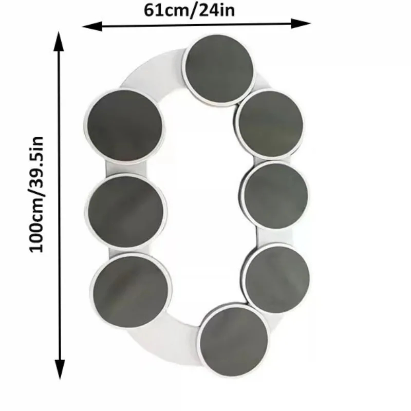 Expandable 8-Tray Lazy Susan Rotating Dining Table Organizer