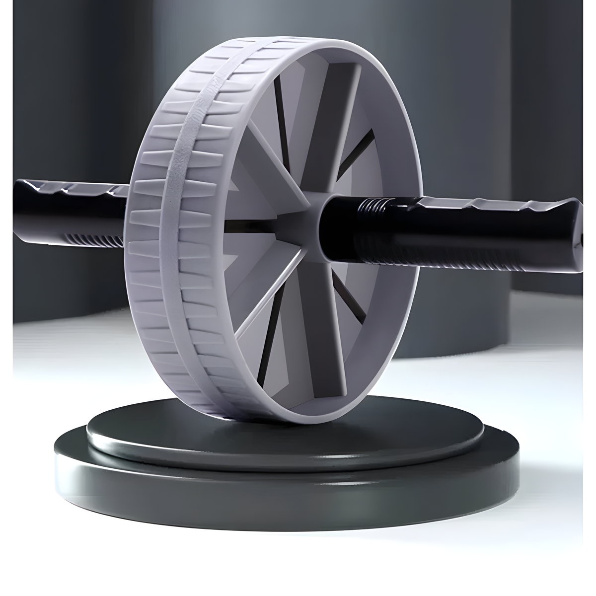 15 cm Ab Roller Wheel with Textured Handles for Core Workouts