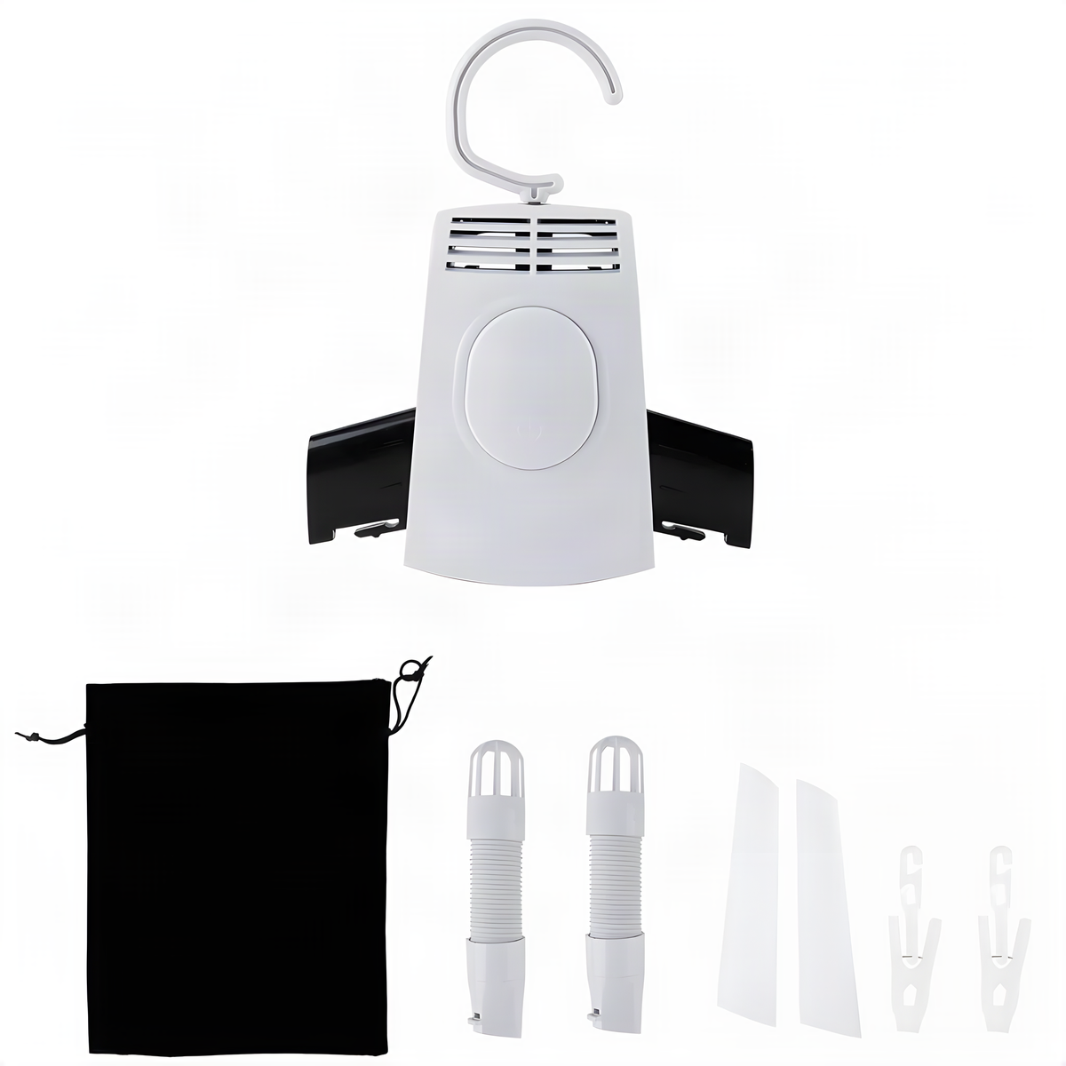 Portable Electric Clothes Drying Hanger with Detachable Arms