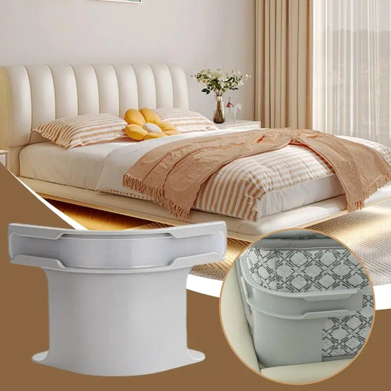 Bed Sheet Corner Fasteners, 4-Piece Set in White or Gray