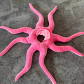 Giant 180 cm Octopus Plush Pillow in Pink or Blue