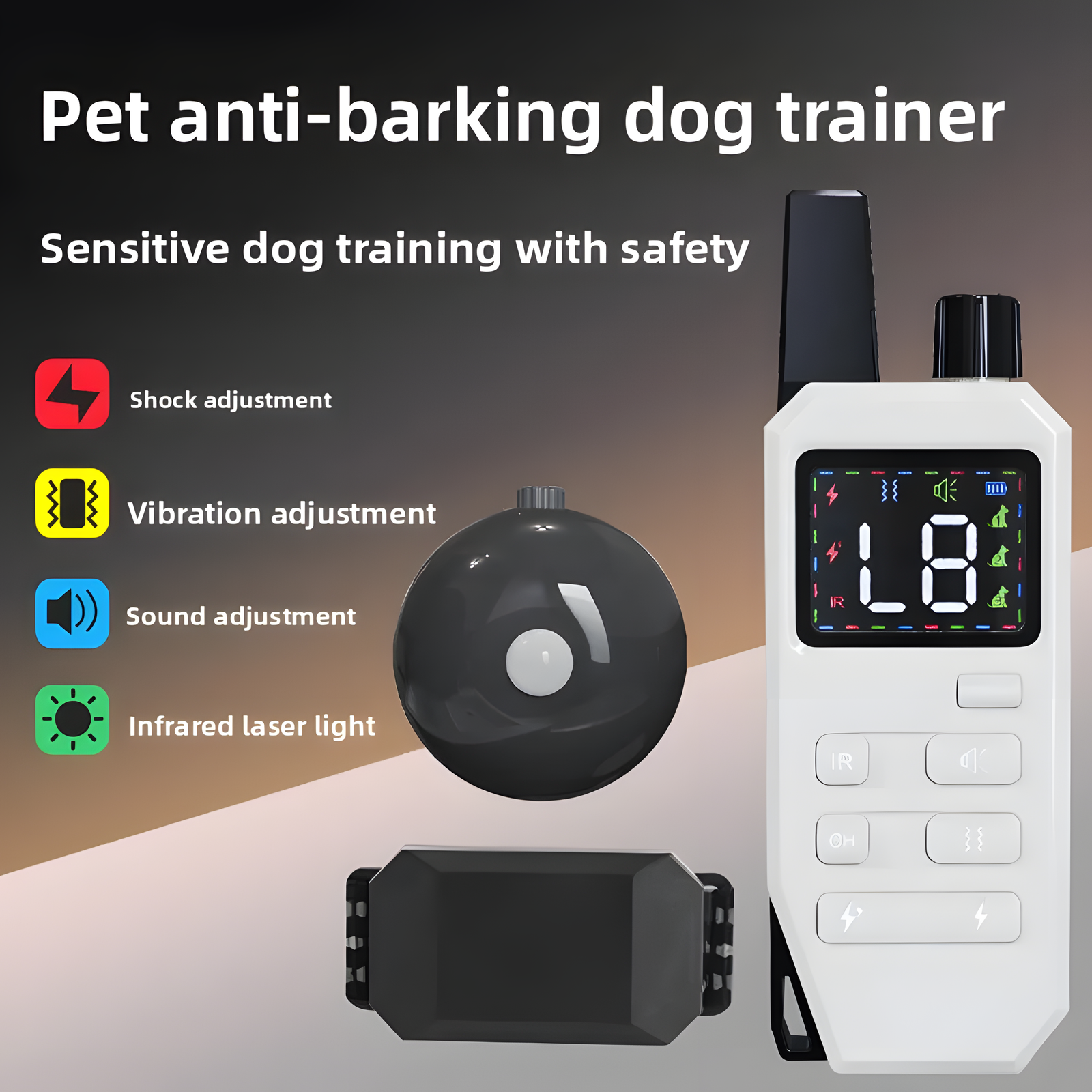 Remote Dog Training Collar with Sound & Vibration Control