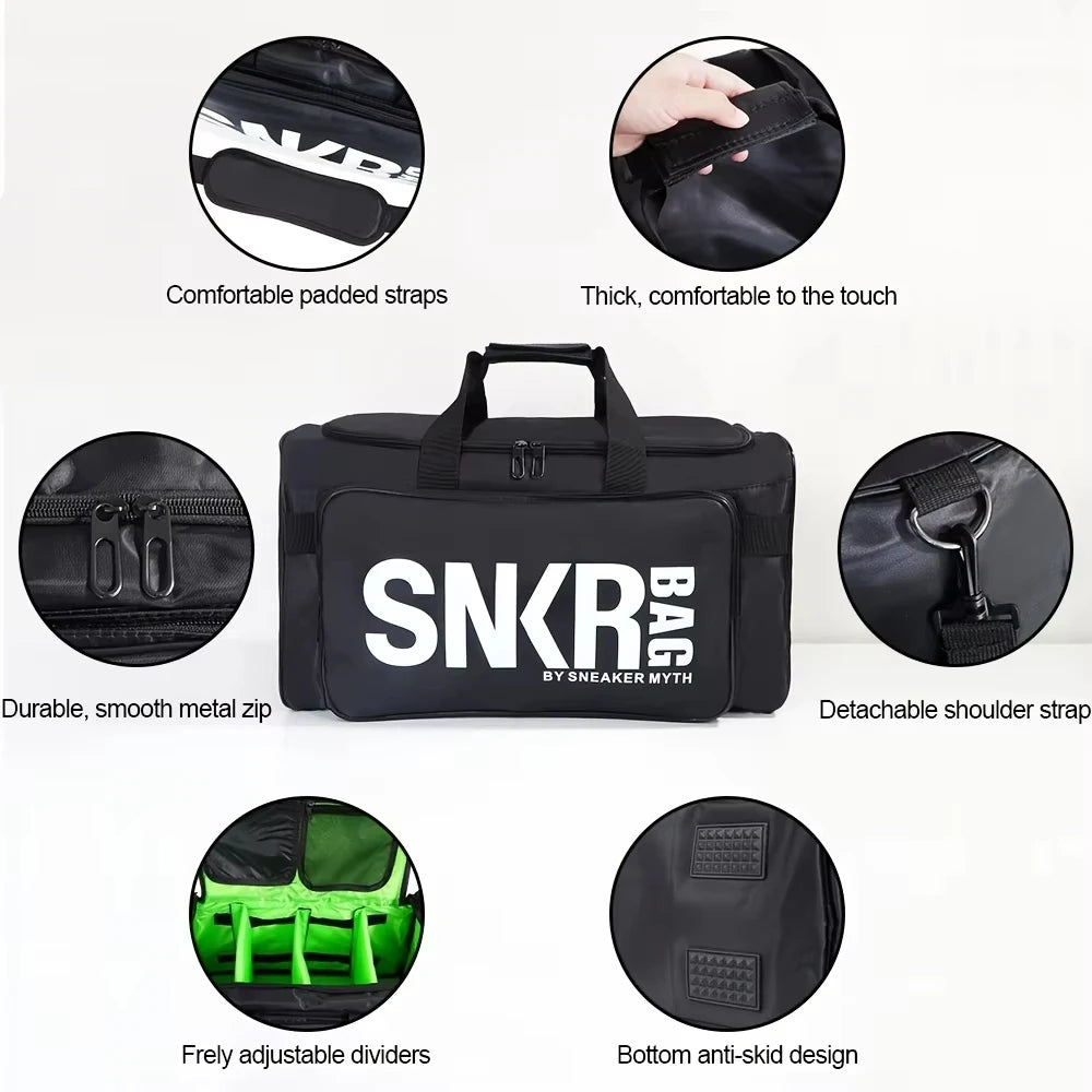 Athletes Sports Bag – 3-Compartment Gym & Sneaker Duffle
