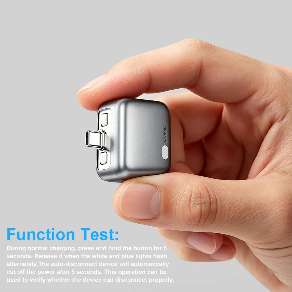 Auto Disconnect USB-C Charger Adapter for Battery Protection