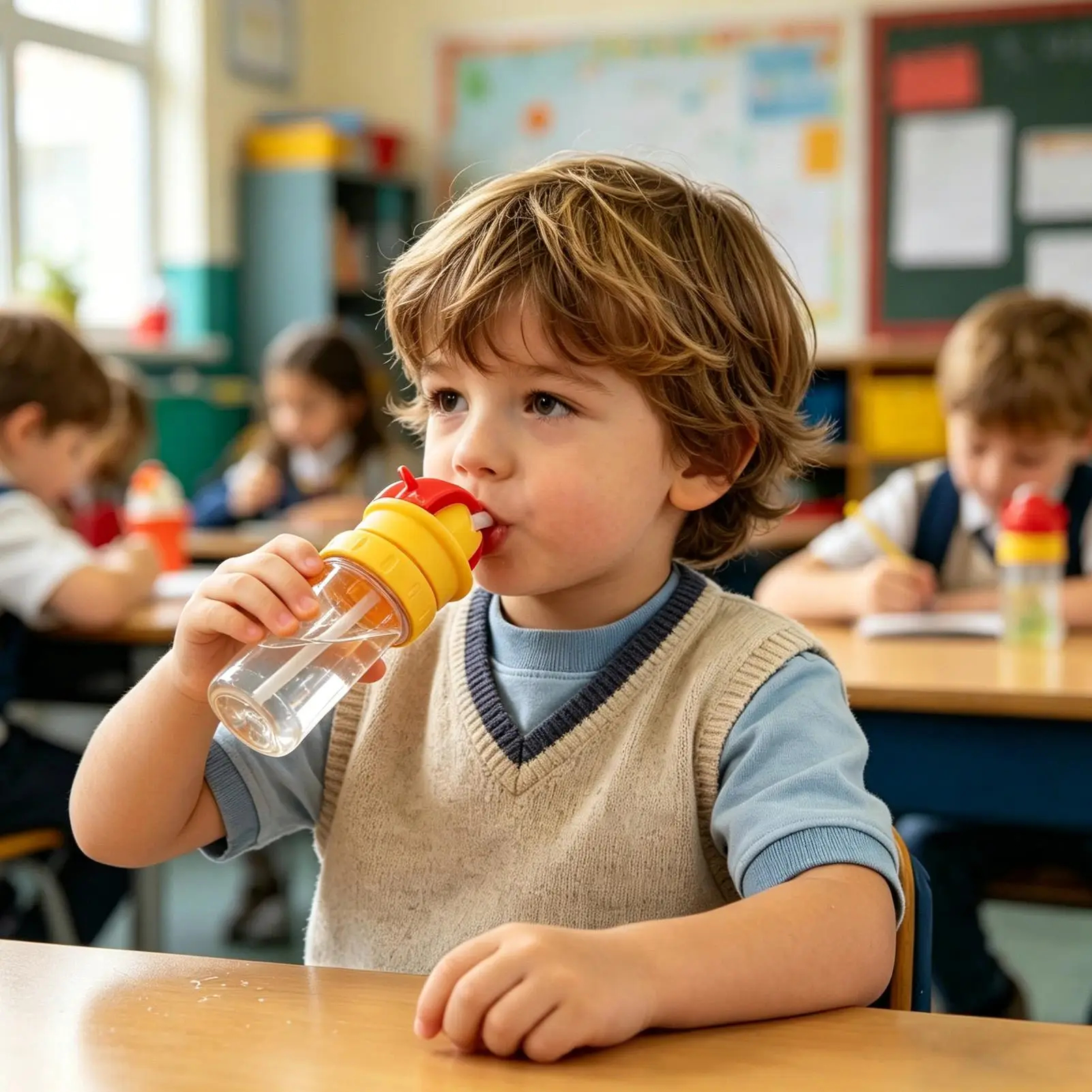 Toddler Bottle Straw Adapter with Dust Cover & Storage Box