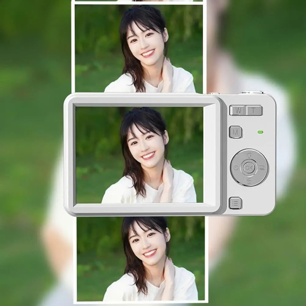 4K Sliding Digital Camera 64MP 16X Zoom Pocket Camera