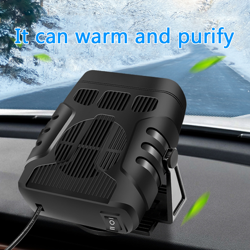 Car Heater and Defroster with Adjustable Base, 12V or 24V