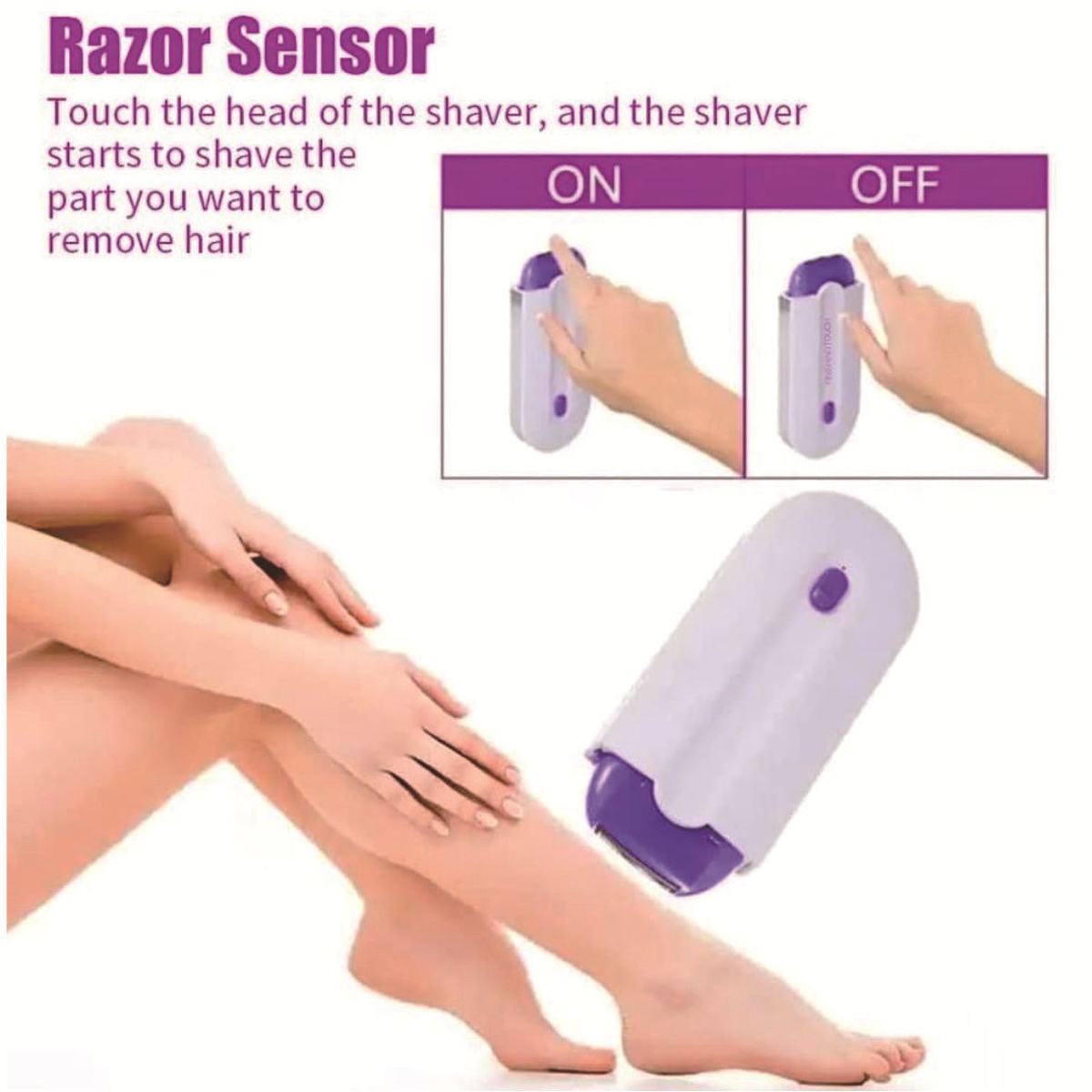 Cordless Rechargeable Electric Body Shaver, Wet and Dry Use