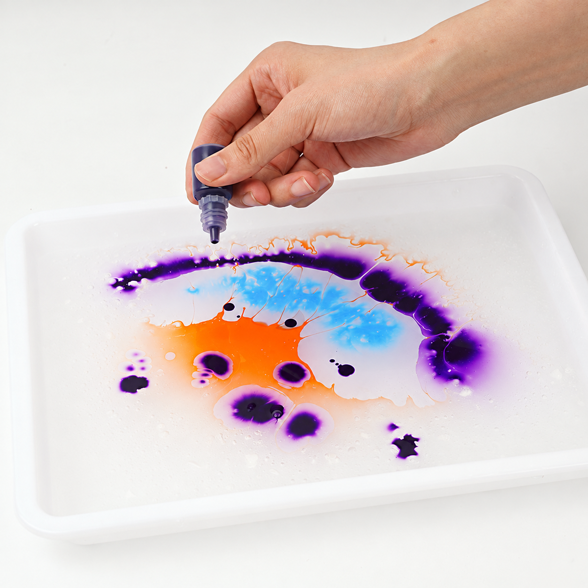 Water Marbling Paint Kit for Paper Art, 6 or 12 Colors, 6 ml
