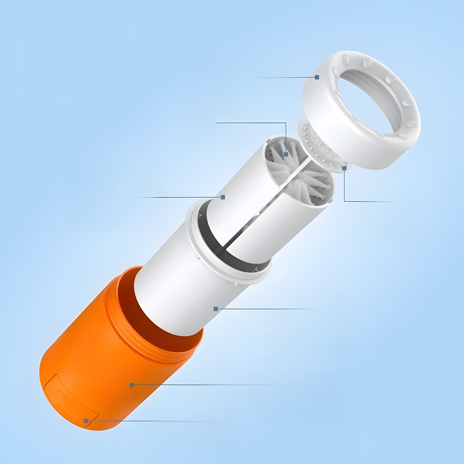 Automatic Dog Paw Washer Cup with Spinning Bristles