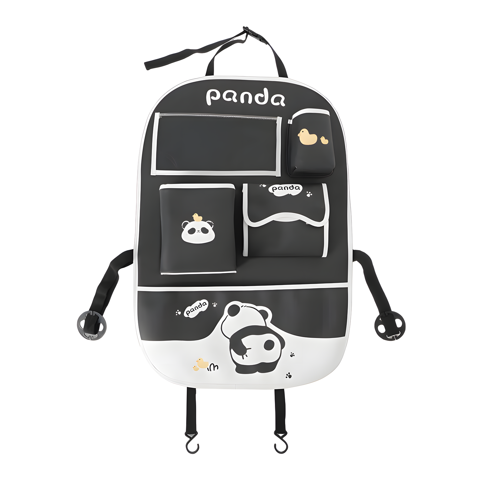 Cartoon Car Seat Back Organizer with Tablet Pocket