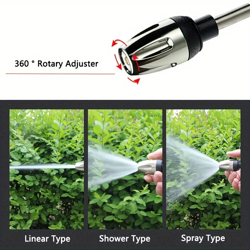 High-Pressure Car Wash Water Gun with Dual Grip
