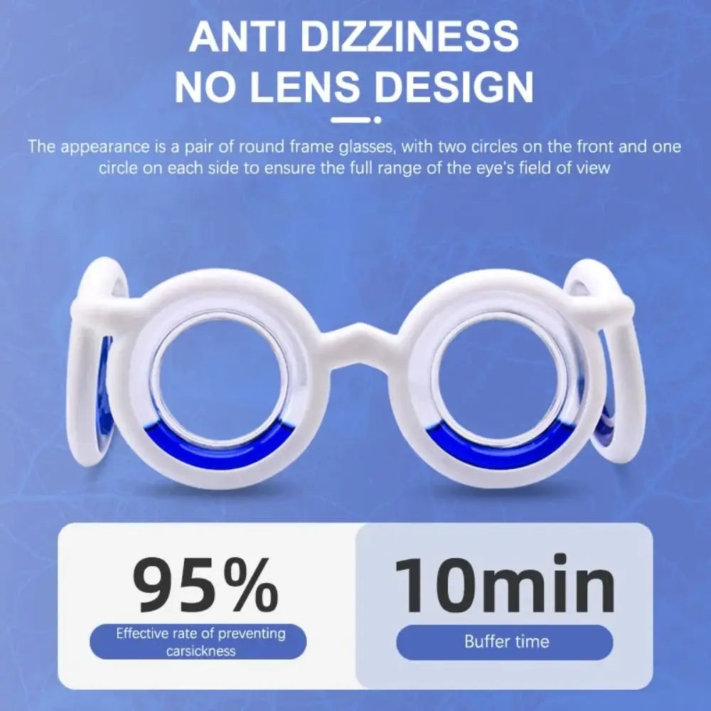 Lens-Free Travel Glasses for Motion Comfort and Balance