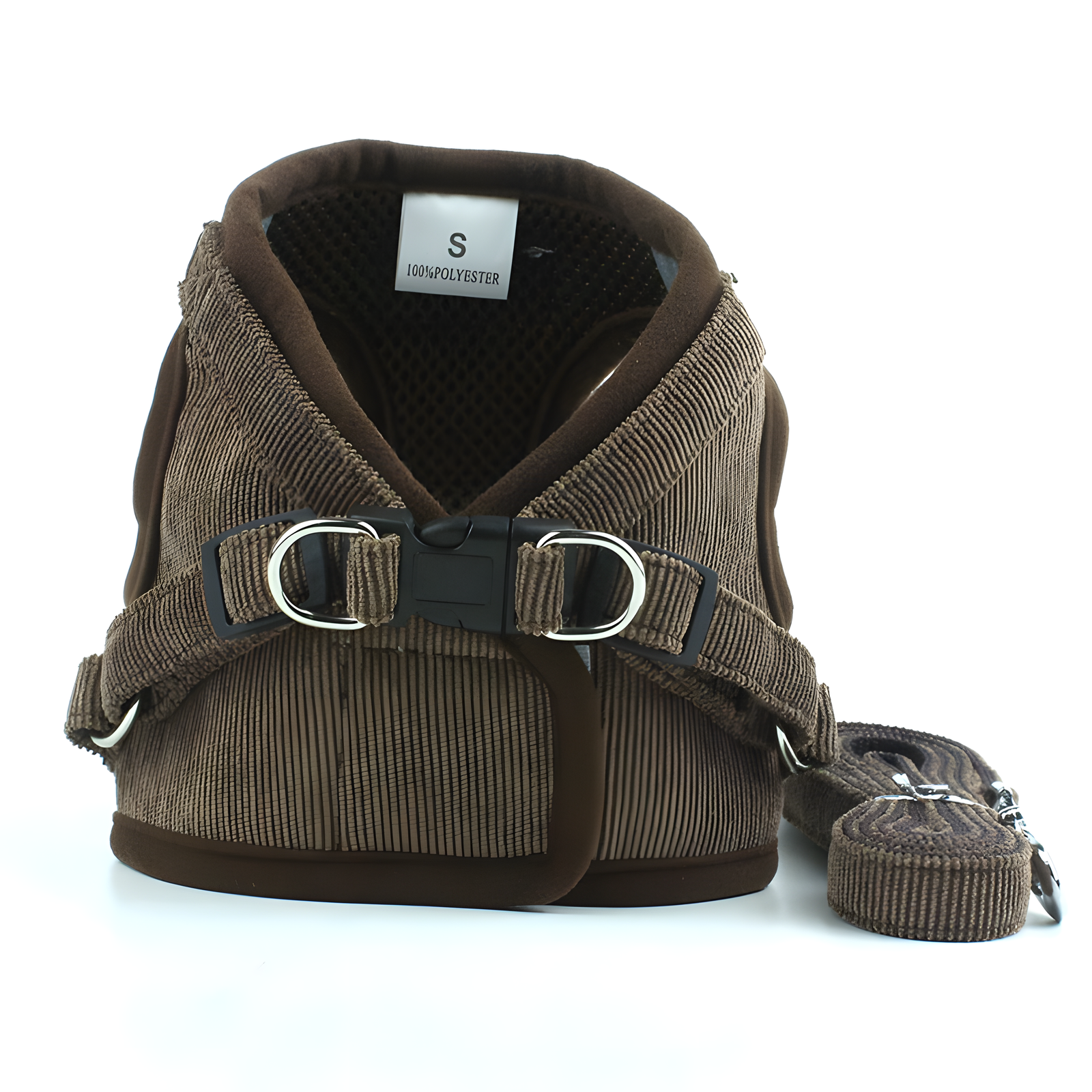 Corduroy Dog Harness Vest No-Pull Chest Wrap XS to XL