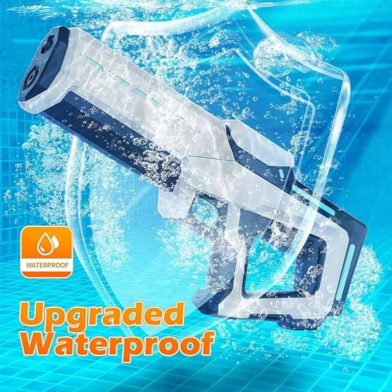 Electric Water Gun with 8-Meter Range - Fun for Kids and Adults