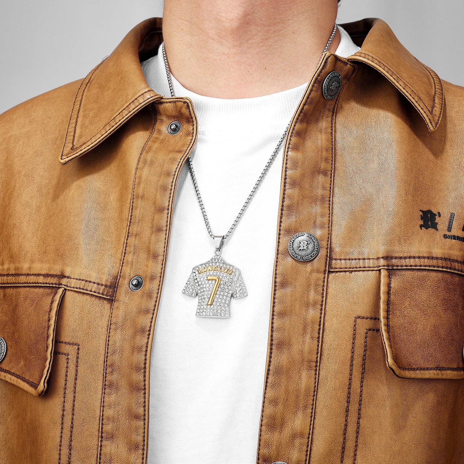 Soccer Jersey Pendant Necklace – Titanium Steel Fan Gift