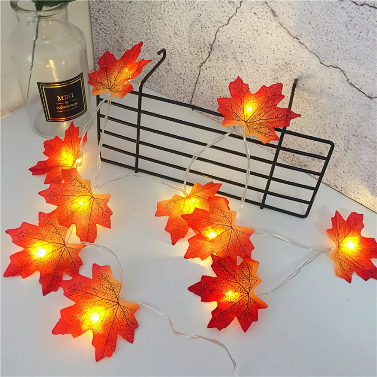 USB Maple Leaf String Lights in Three Autumn Lengths