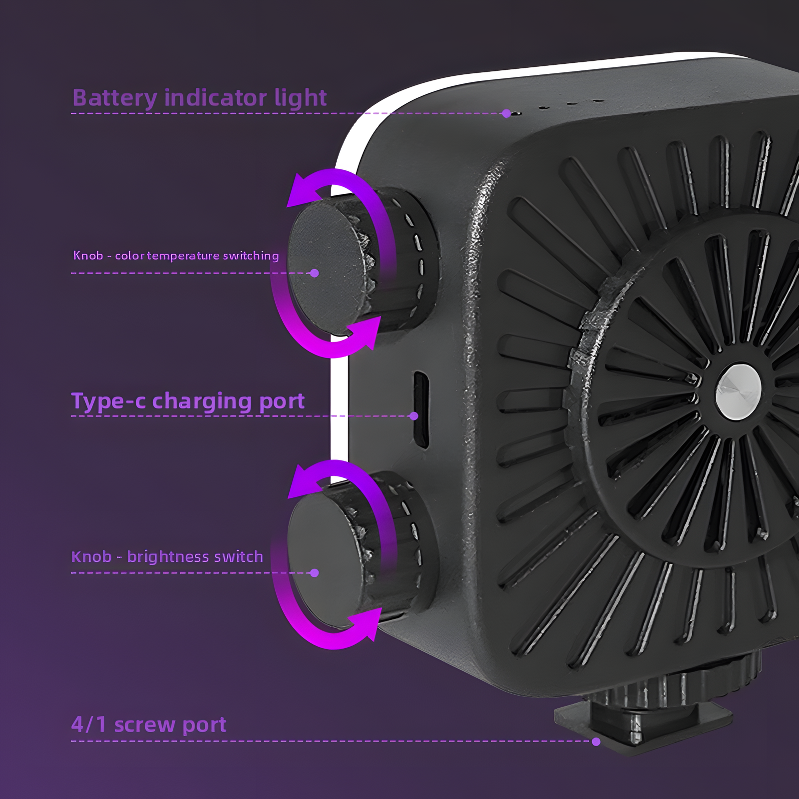 Clip-On Video Fill Light – LED Ring Light for Phone & Camera