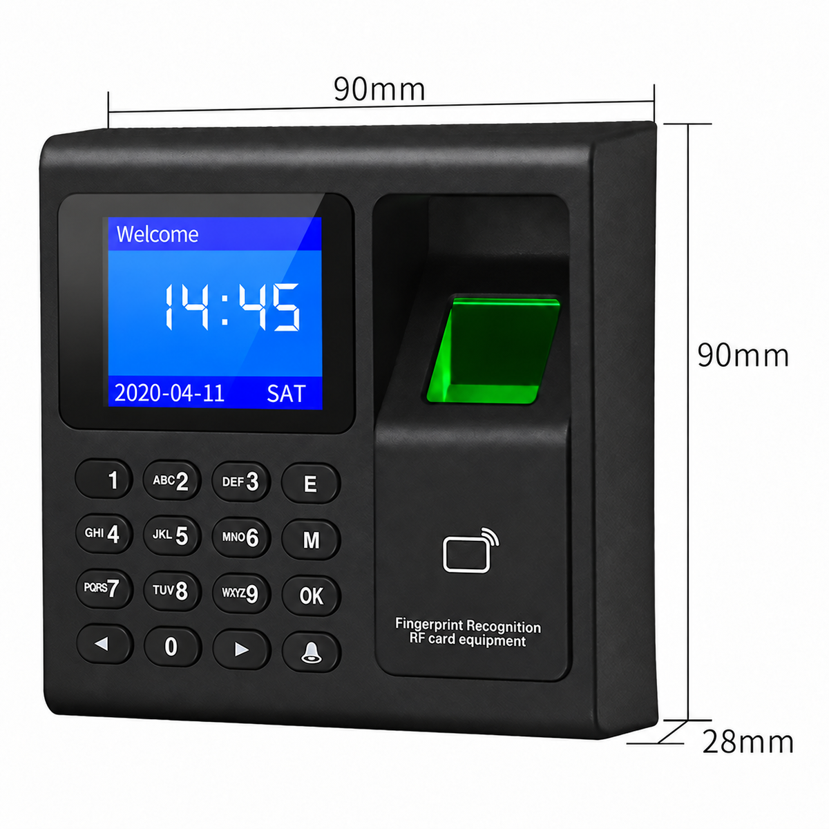 Fingerprint Access Control Reader, Keypad and 10 ID Fobs