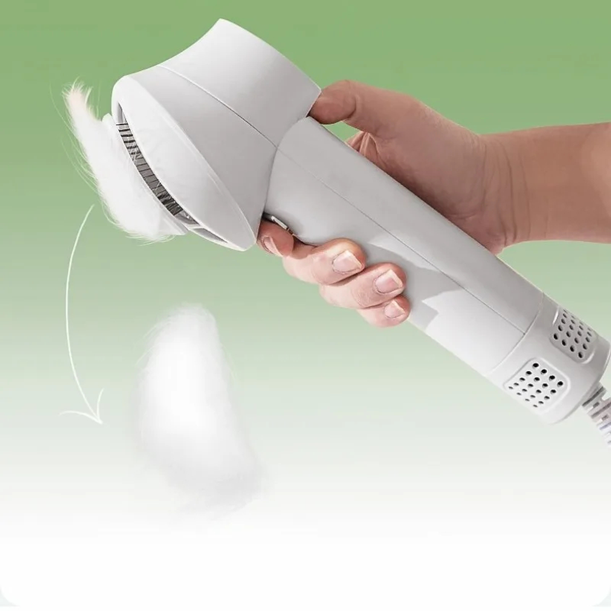 2-in-1 Pet Hair Dryer and Grooming Brush with Heat Settings