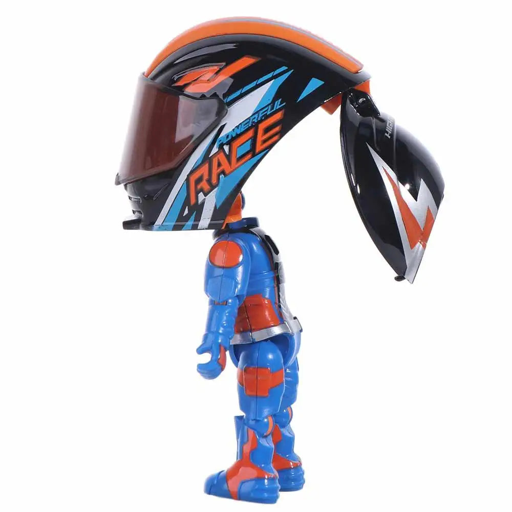 Transforming Rider Action Figure – Alloy Helmet-to-Rider 12cm
