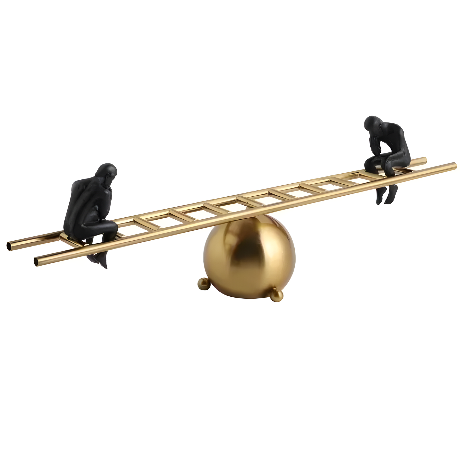 Minimalist Balance Figurine Ladder Sculpture Desk Decor