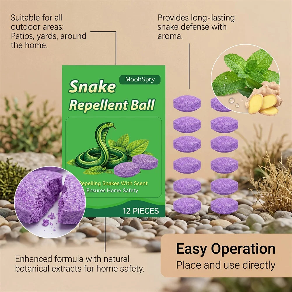Natural Snake & Mole Repellent Balls – Pet-Safe Outdoor Use