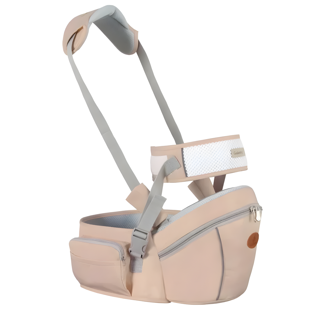 Baby Hip Seat Carrier with Padded Shoulder Strap and Pockets