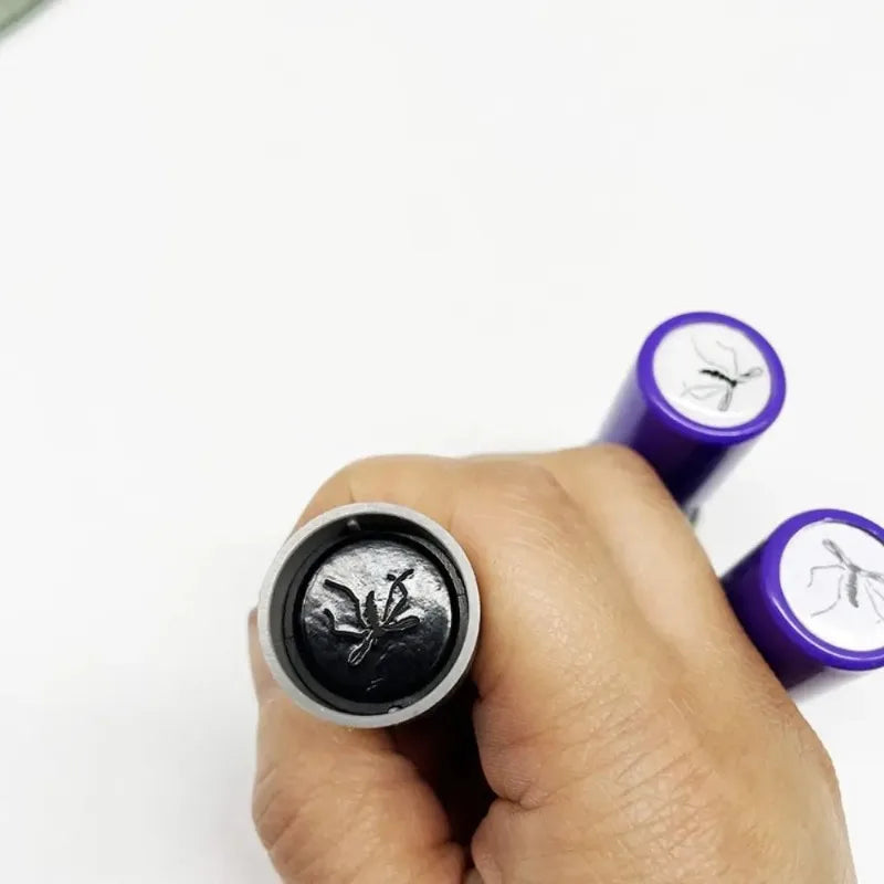 Funny Mosquito Stamp Prank Toy with Washable Ink