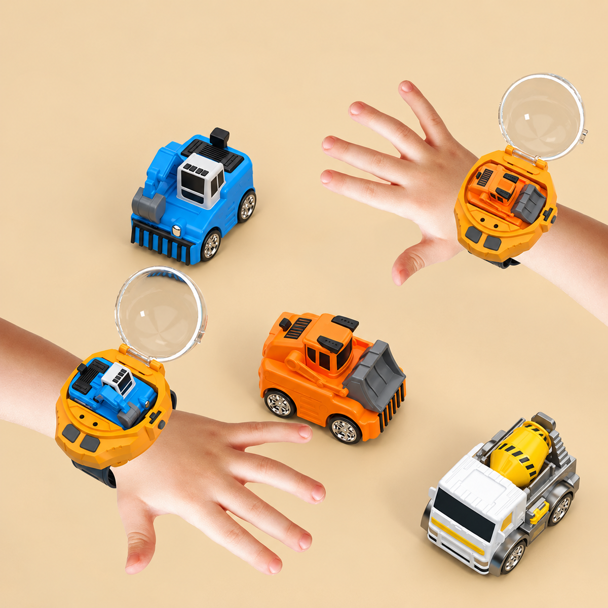 Mini Rechargeable Construction Vehicle with Wrist Controller