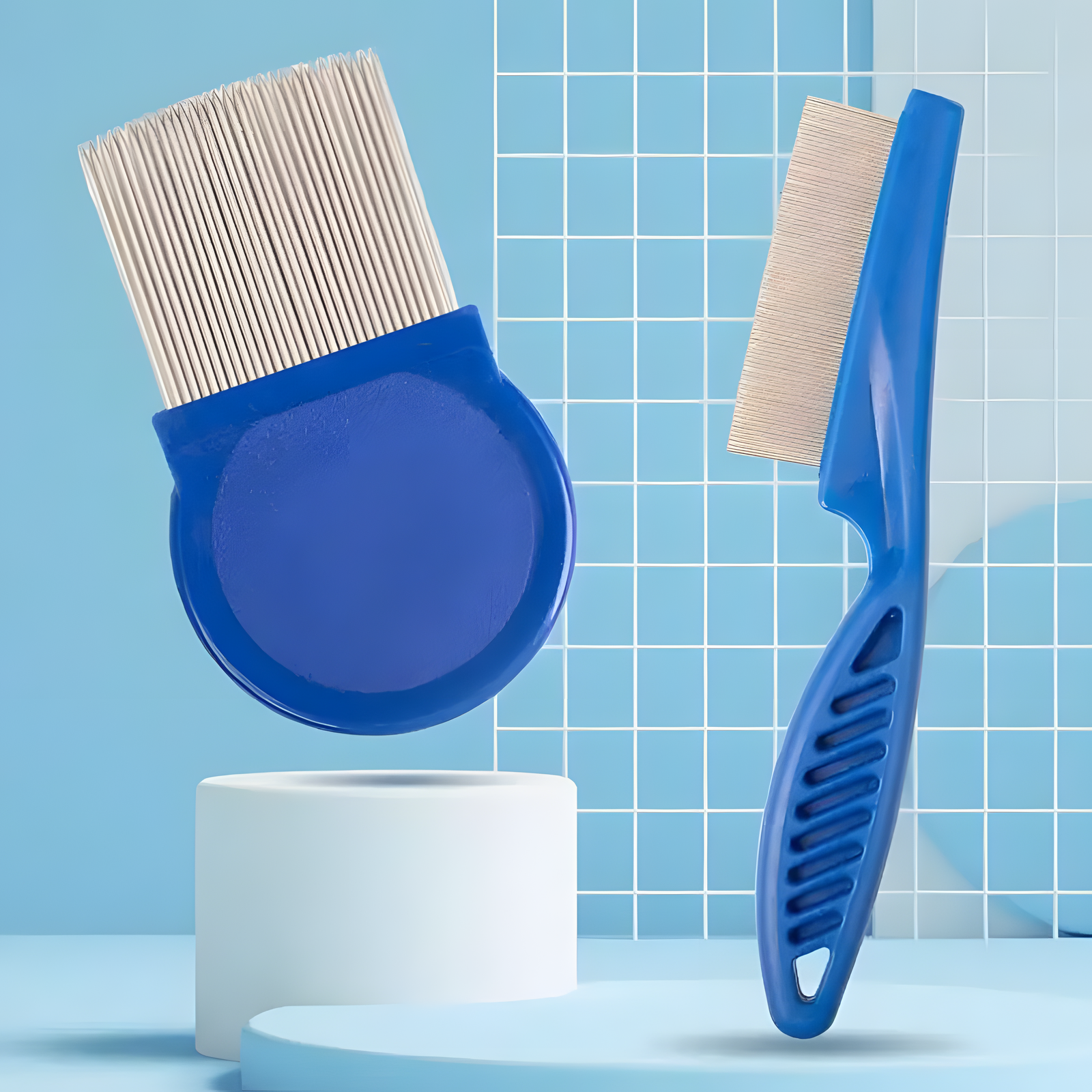 Pet Grooming Comb Set Detangling Brush Small & Large