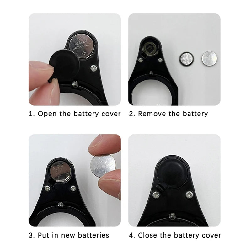 Professional Lighted Nail Clipper with Magnifying Glass (Safe & Precise Cutting)